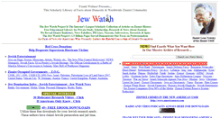 Desktop Screenshot of jewwatch.com